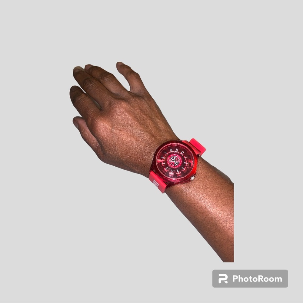 NWOT Red Silicone Wristband Watch